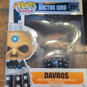 Funko Pop! Doctor Who Davros Figure with Blue and Black Details